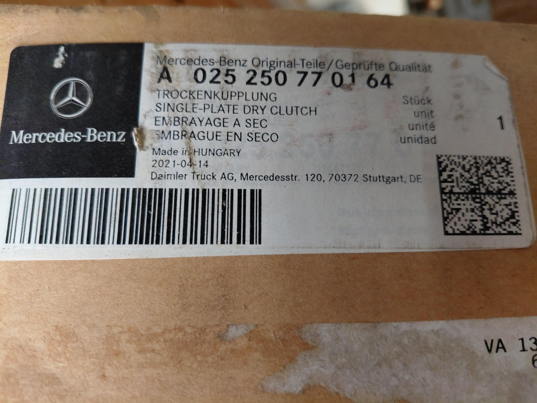 Original OE MERCEDES-BENZ Kupplungssatz A025250770164