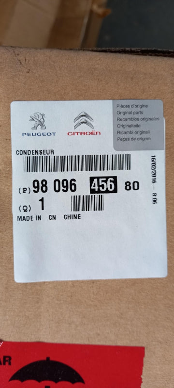 Original OE Peugeot Klimakondensator 9809645680