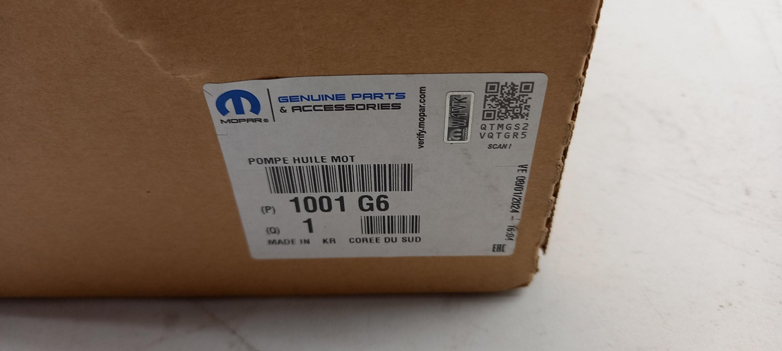 Original PEUGEOT 508 CITROEN C5 Ölpumpe 1001G6