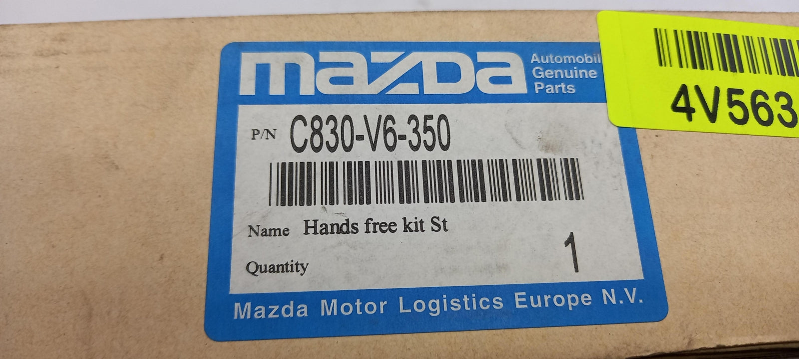 Original OE MAZDA Telefon Montagesatz C830V6350