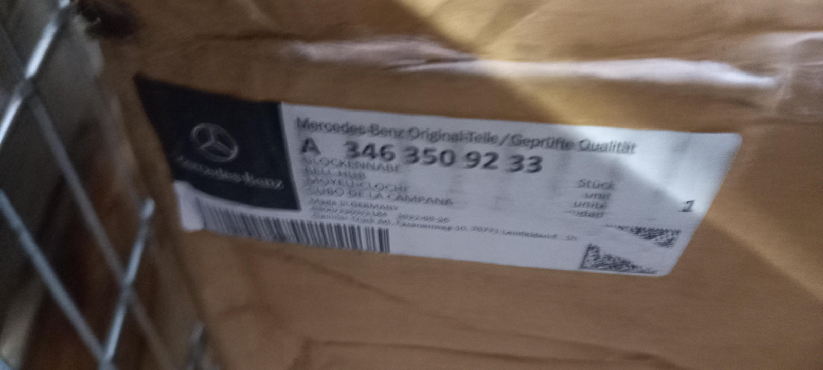 Original OE MERCEDES-BENZ Radnabe A3463509233