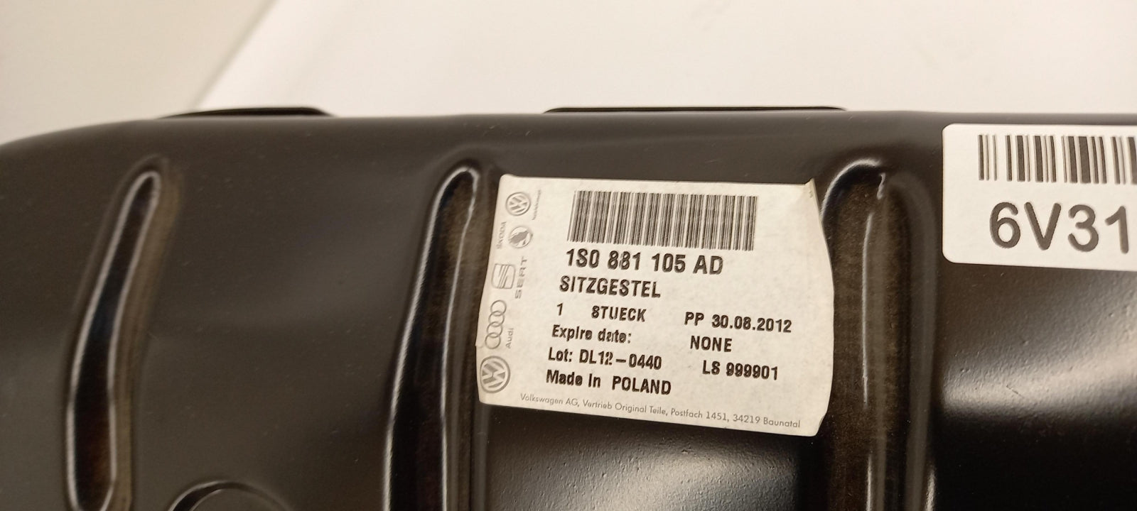 Original VW Up! SEAT Mii SKODA Citigo Rahmen Vorne links 1S0881105AD