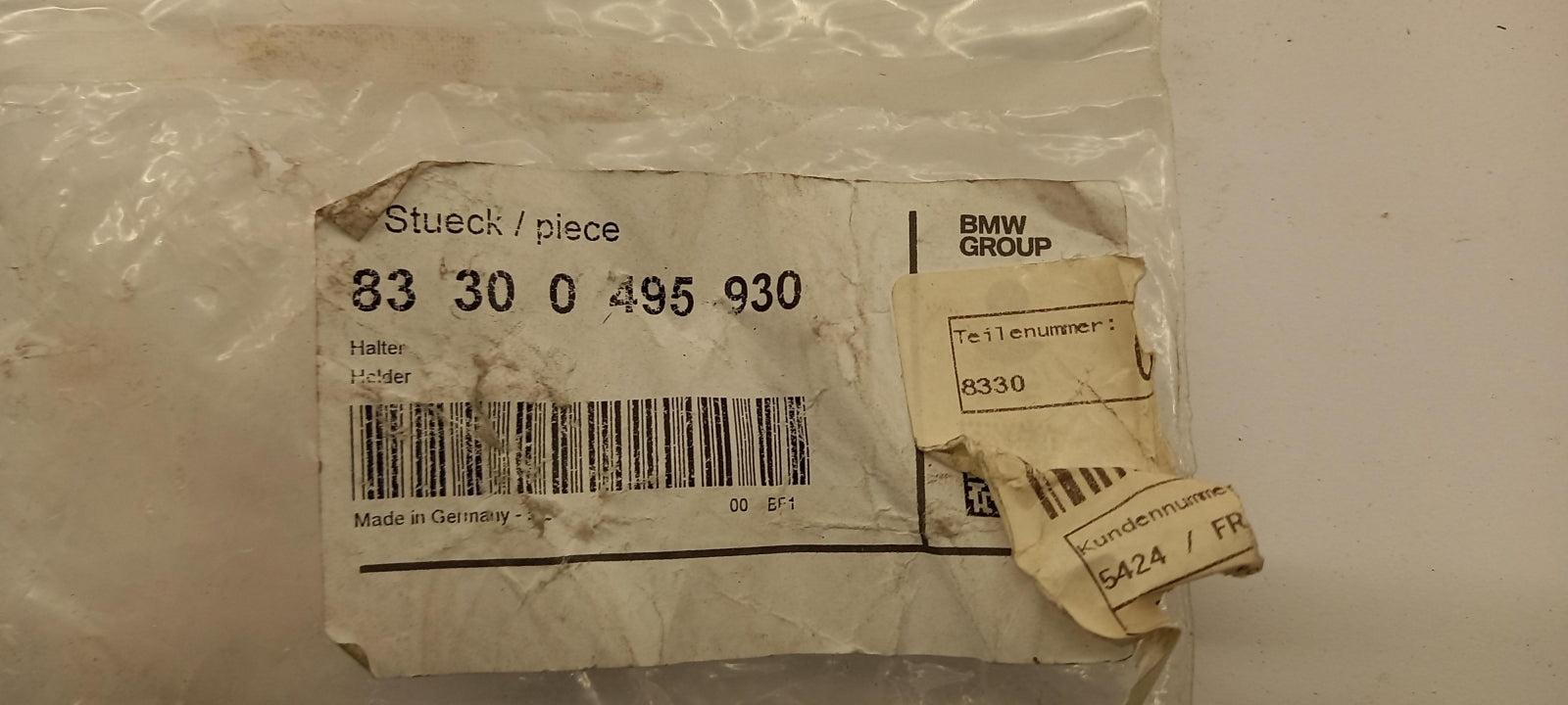 Original OE BMW Halter 83300495930
