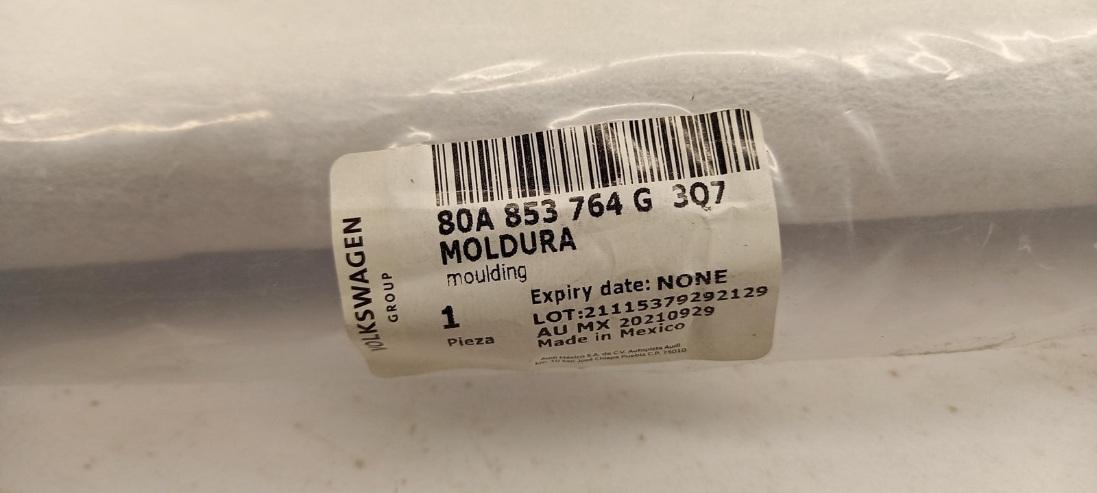 Original OE Volkswagen Türscheiben Dichtung 80A853764G3Q7
