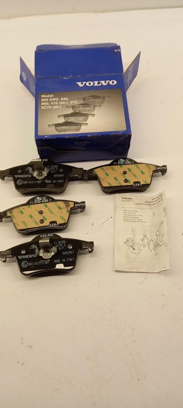 Original VOLVO S60 S70 S80 V70 XC70 Bremsbeläge Bremsklötze hinten 30648382