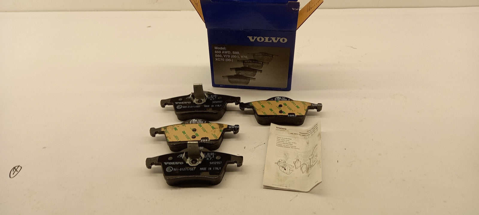 Original VOLVO S60 S70 S80 V70 XC70 Bremsbeläge Bremsklötze hinten 30648382