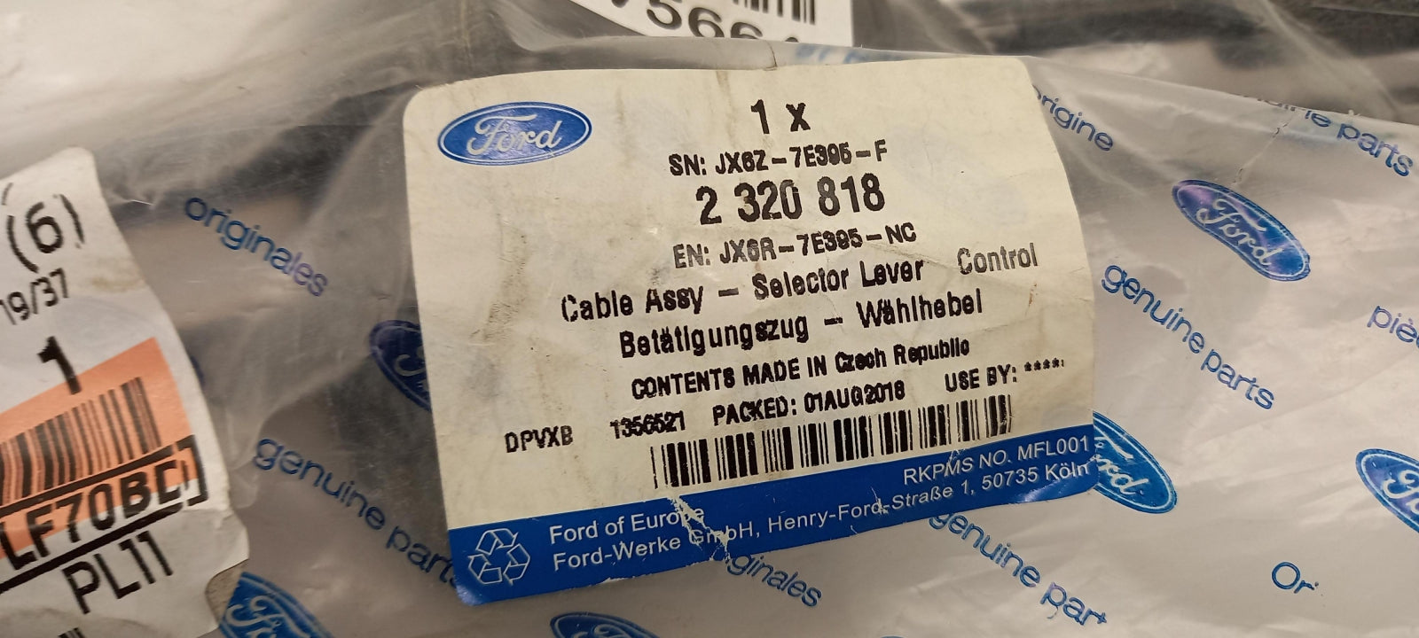 Original OE FORD Schaltgetriebe Seilzug 2320818