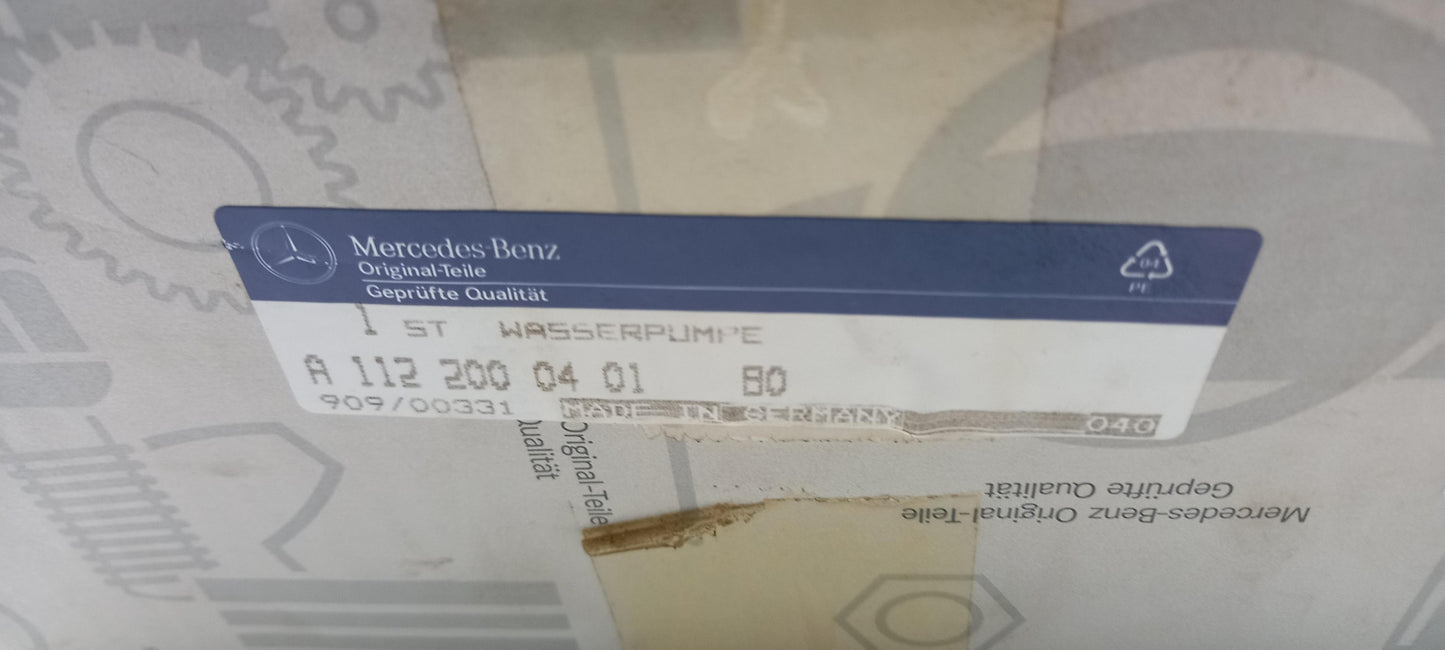 Original OE MERCEDES-BENZ Wasserpumpe A112200040180