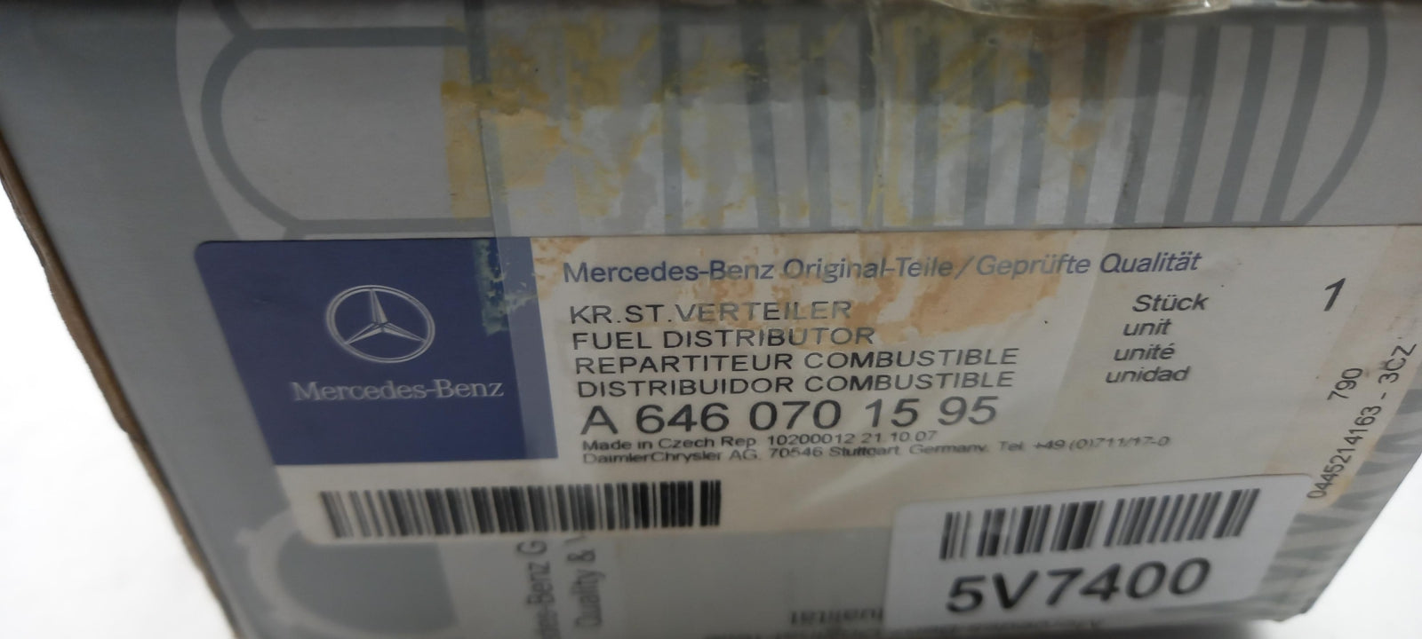 Original MERCEDES-BENZ C E CLK-Klasse Viano Kraftstoff Verteilerrohr A6460701595