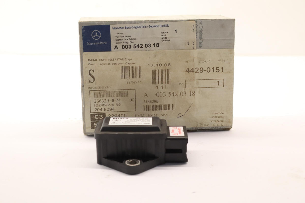 Original OE MERCEDES-BENZ Längs-/Querbeschleunigung Sensor A0035420318