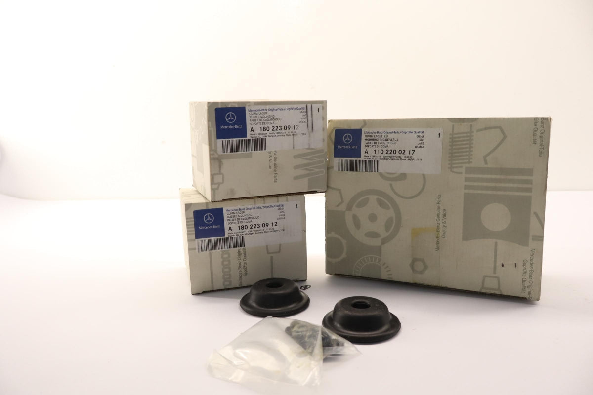 Original MERCEDES-BENZ W113 Motorlager Reparatursatz Vorne A1102200217
