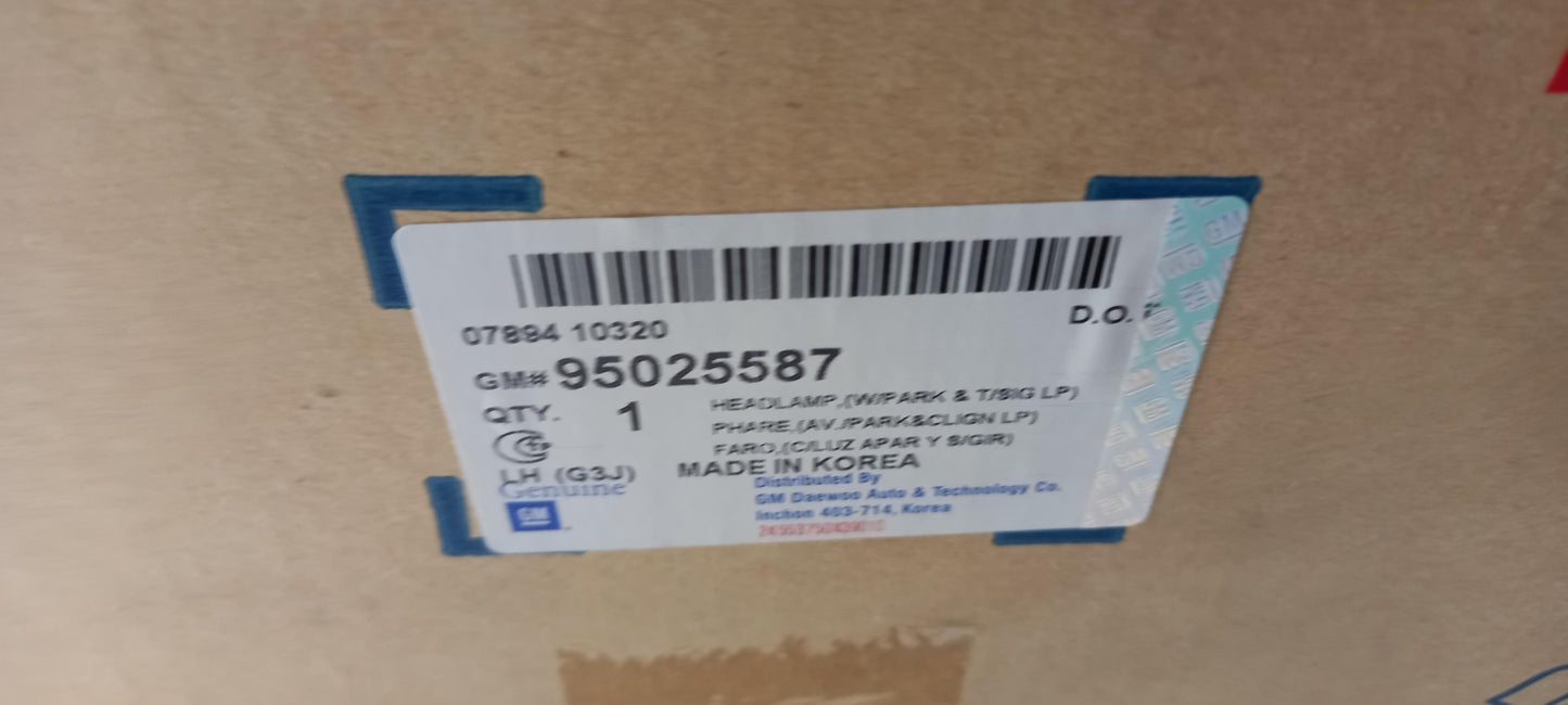 Original OE CHEVROLET Scheinwerfer 95025587