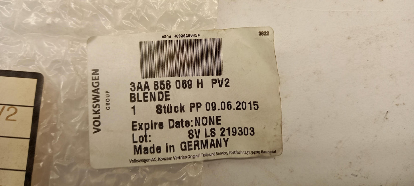 Original OE Volkswagen Mittelkonsole Teil 3AA858069HPV2