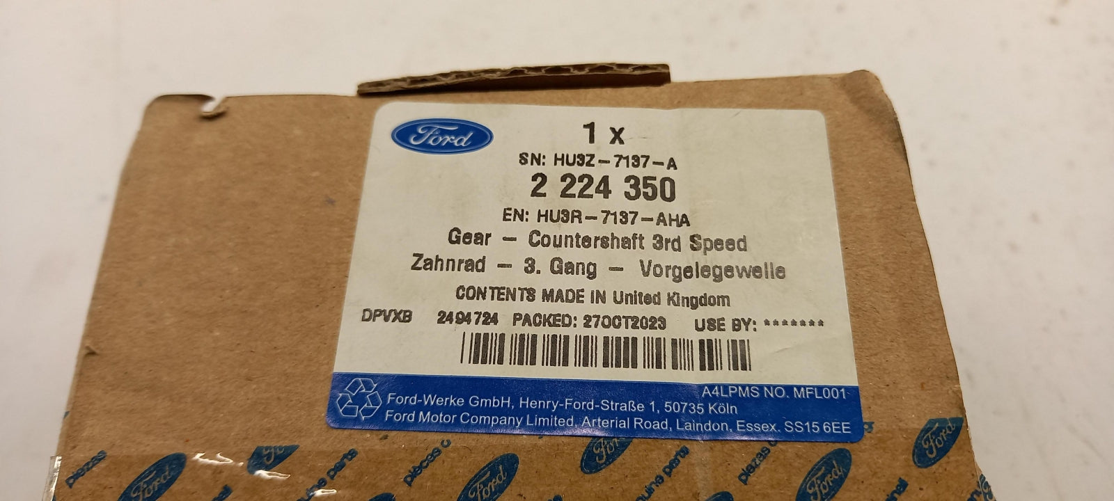 Original OE FORD Getriebe Zahnrad 2224350