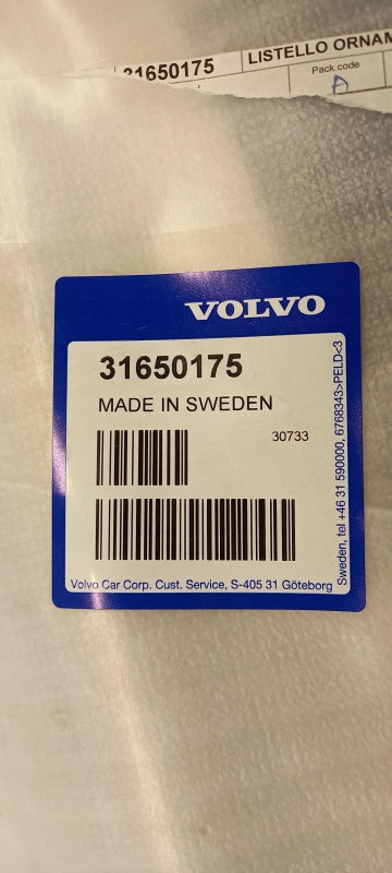 Original VOLVO XC40 2018-2024 Tür Zierleiste hinten rechts 31650175