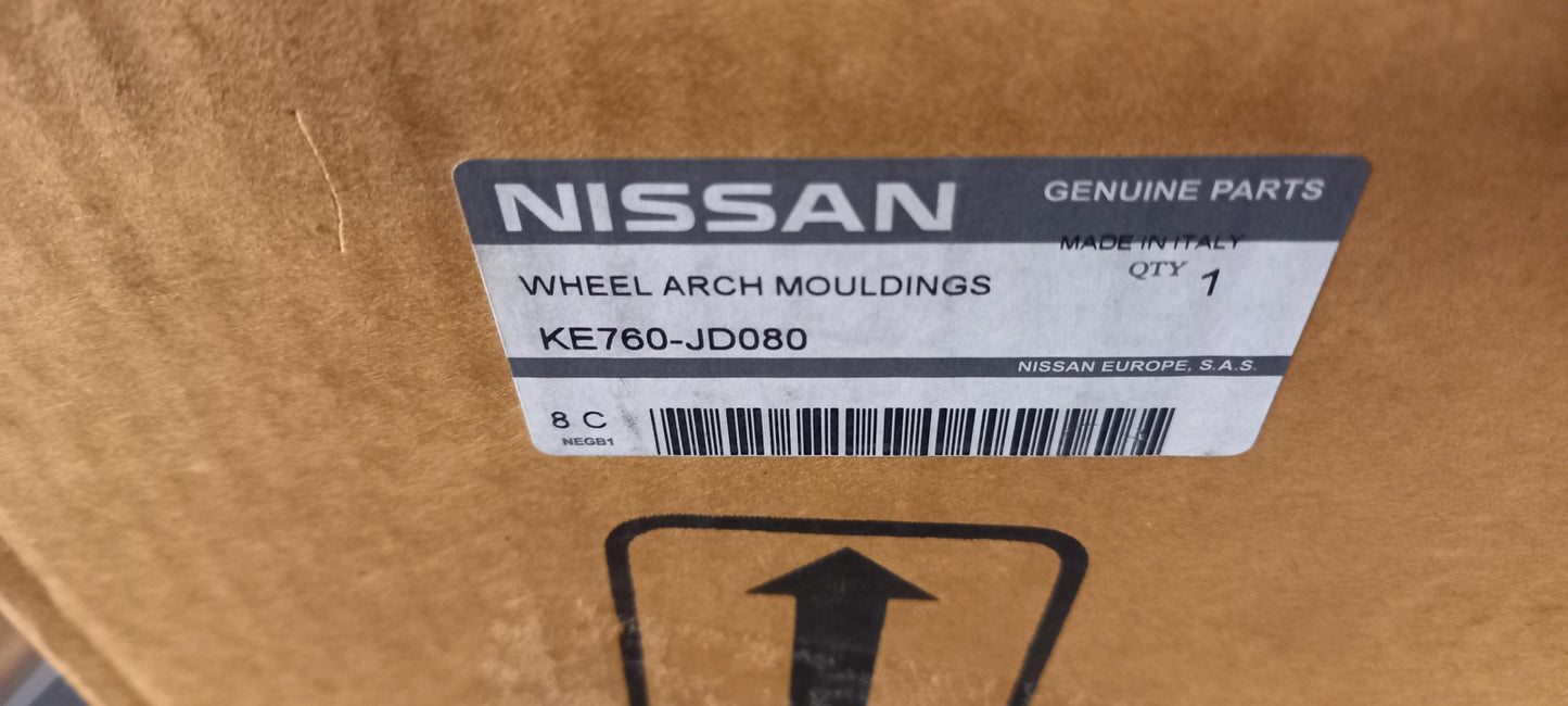 Original OE NISSAN Kotflügel Zierleisten Satz KE760JD080