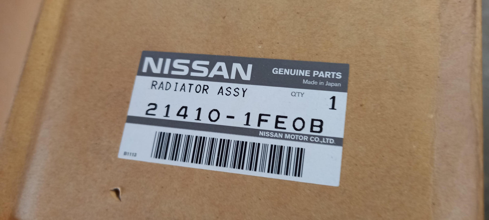 Original OE NISSAN Wasserkühler 214101FE0B