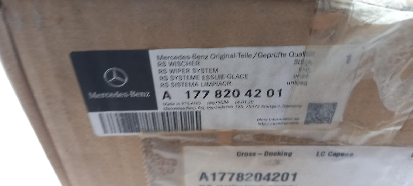 Original OE MERCEDES-BENZ Wischergestänge A1778204201