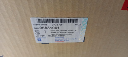 Original OE CHEVROLET Scheinwerfer 96831061