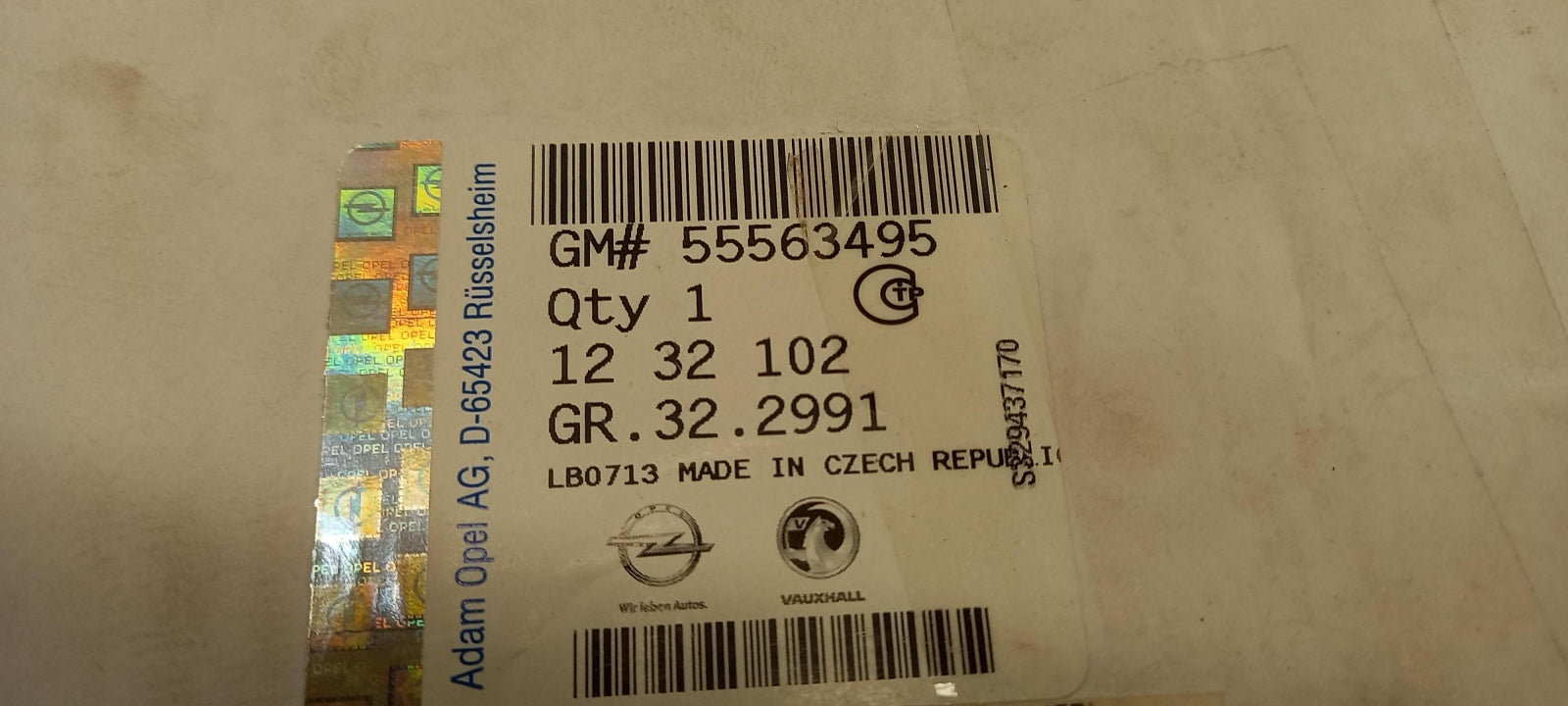 Original OPEL Astra-H Zafira-B Steuergerät Einspritzsteuergerät 1.6/1.8 55563495