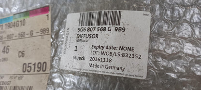 Original OE Volkswagen Stoßstangen Zierleiste 5G6807568G9B9