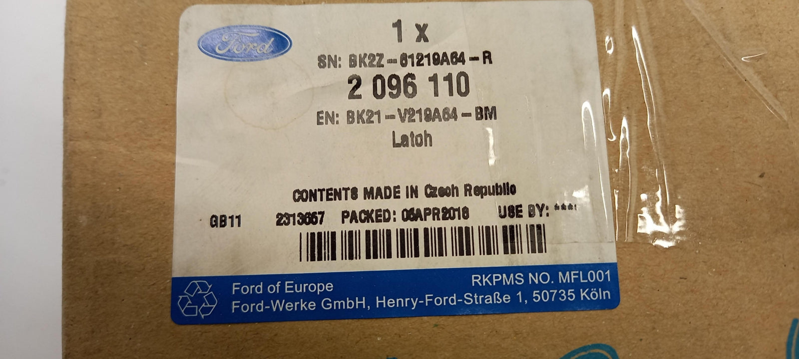 Original OE FORD Türschloss 2096110