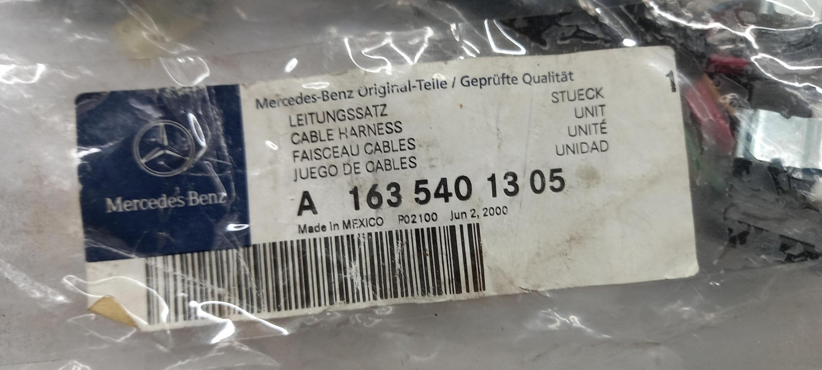 Original OE MERCEDES-BENZ Kabelbaum A1635401305