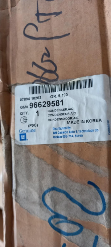 Original OE CHEVROLET Klimakondensator 96629581