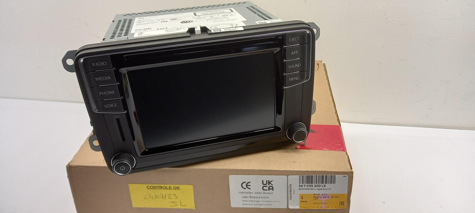 Original VW Jetta 15-18 Amarok 17-22 Multimedia Navigationssystem 5K7035200LX
