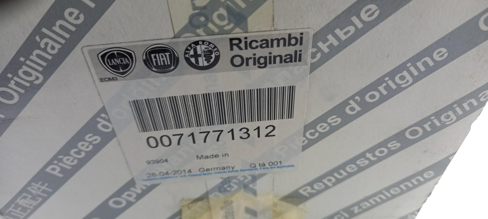 Original OE FIAT Antriebswellengelenk 71771312