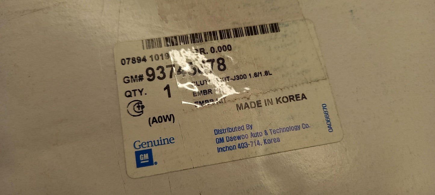 Original OE OPEL Kupplungssatz 93745878