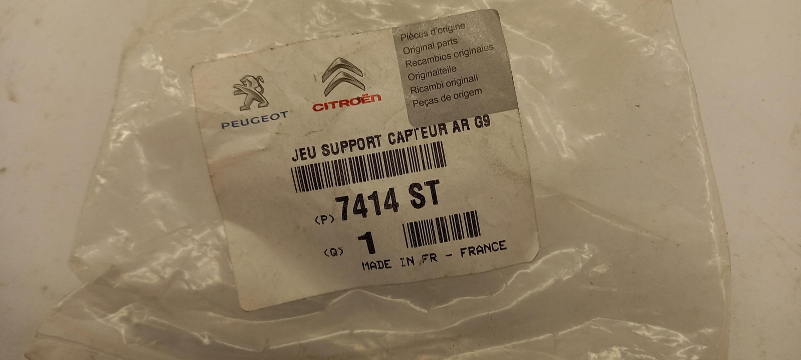 Original OE Peugeot Parksensor Halter 7414ST