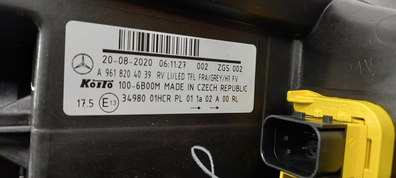 Original OE MERCEDES-BENZ Scheinwerfer A9618204039