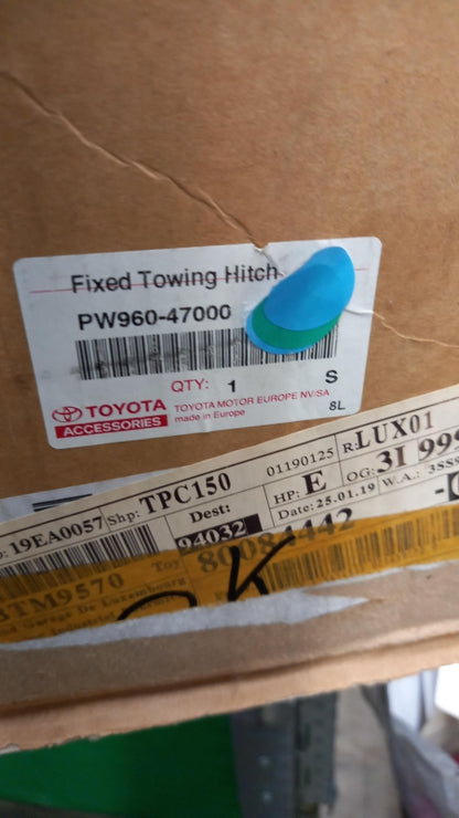 Original OE TOYOTA Anhängerkupplung PW96047000