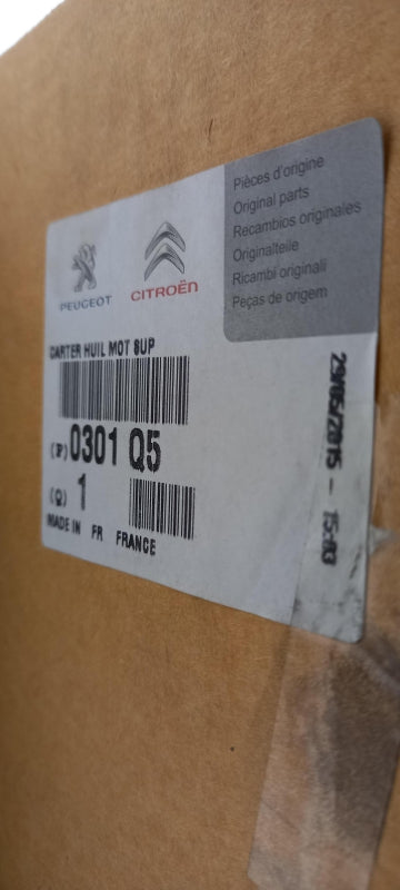 Original OE Peugeot Ölwanne Prallplatte 0301Q5