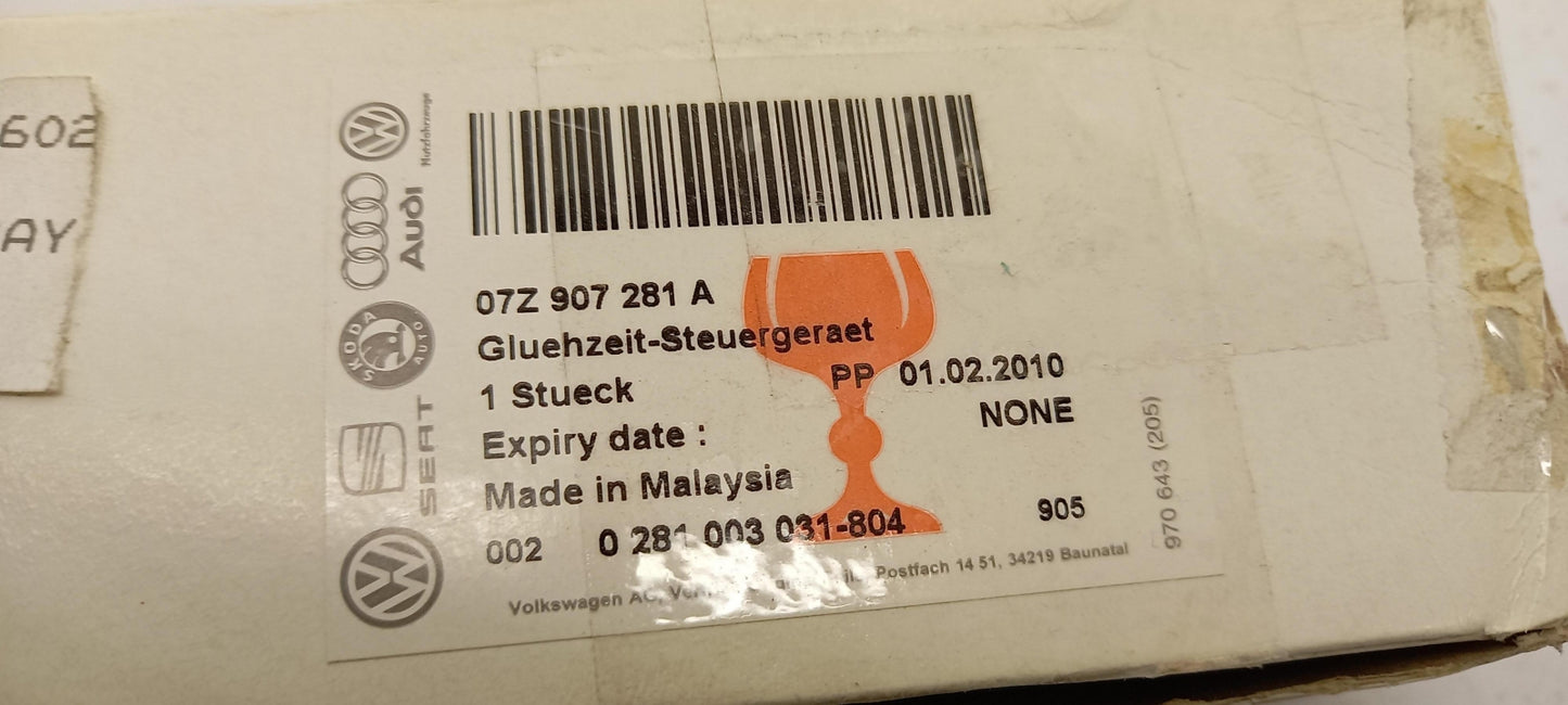 Original OE Volkswagen Glühkerzen Relais 07Z907281A