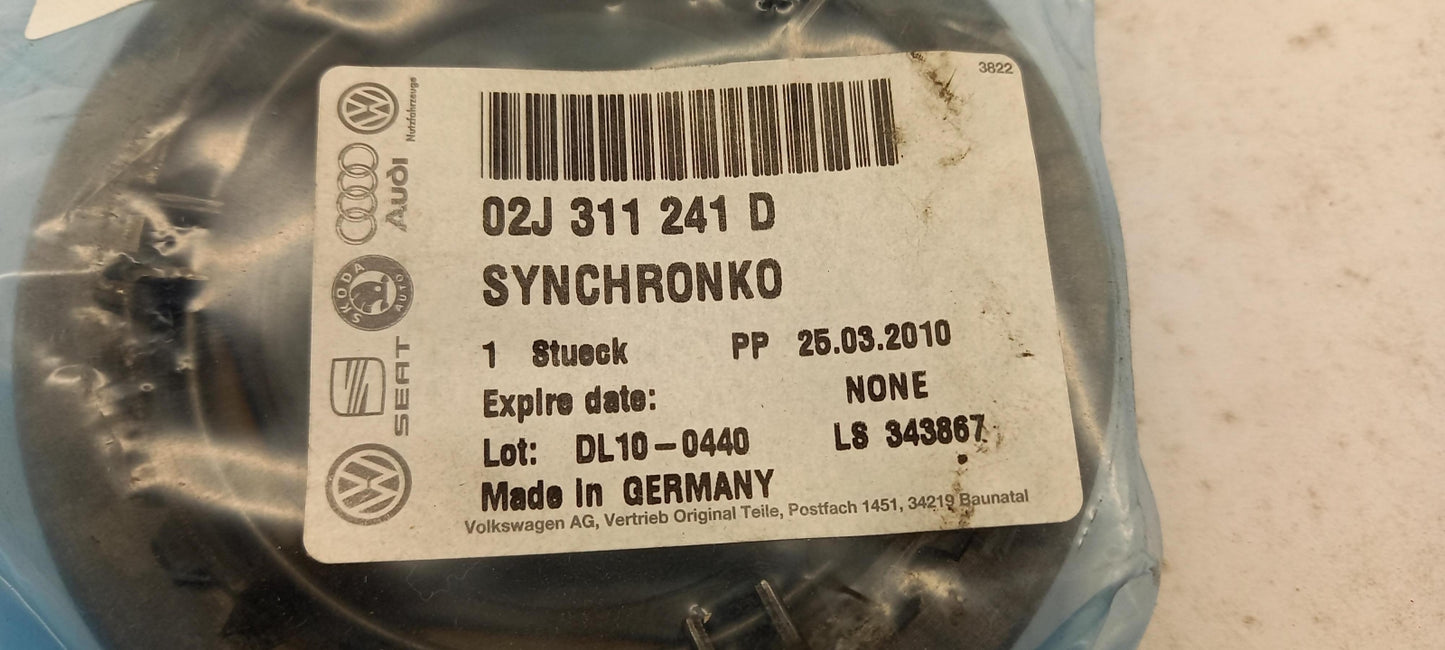 Original OE Volkswagen Schaltgetriebe Synchronizer 02J311241D