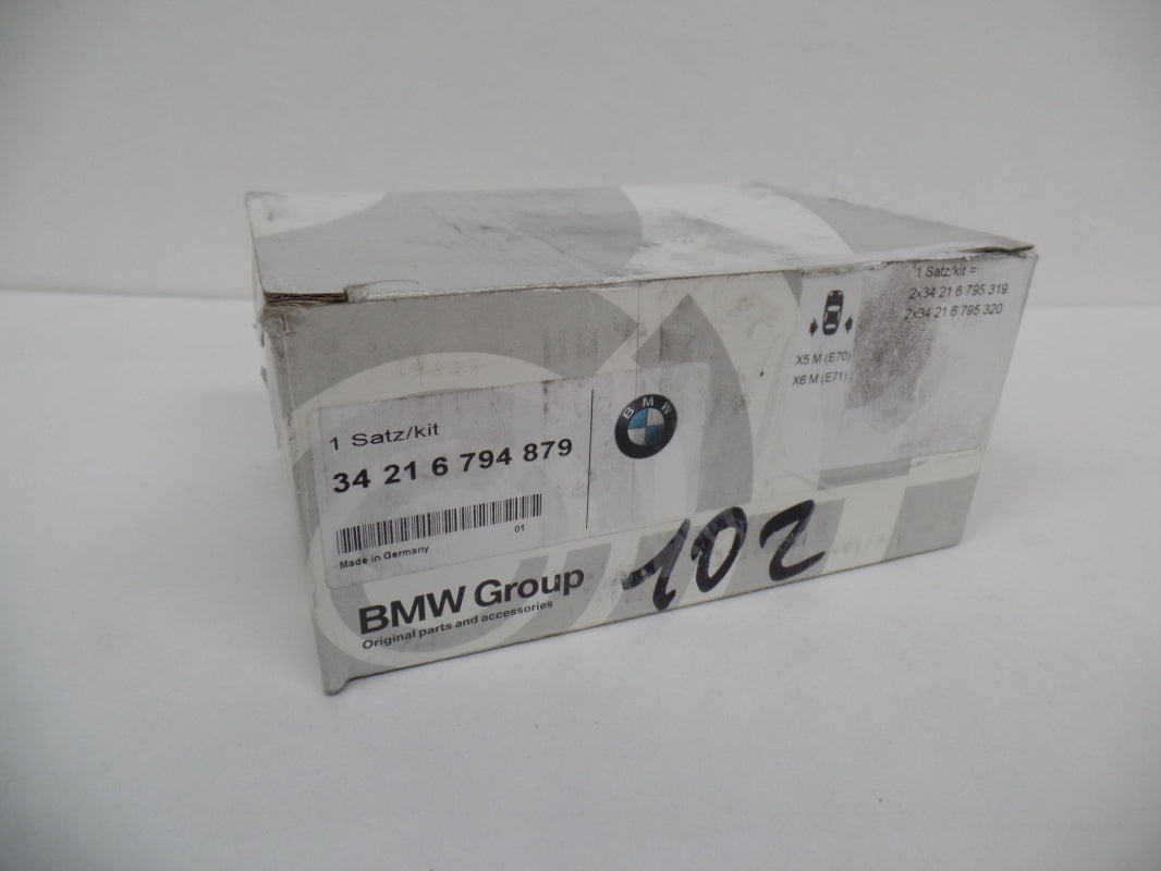 Original BMW X5 E70 F15 X6 E71 F16 F86 Bremsbeläge asbestfrei Hinten 34216794879