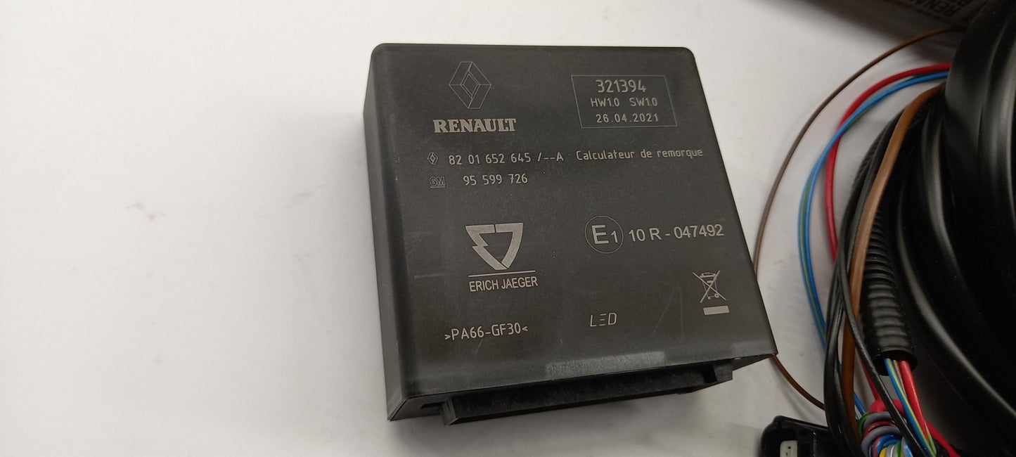 Original RENAULT Scenic IV Anhängerkupplung Elektrosatz 13-pol 8201727312