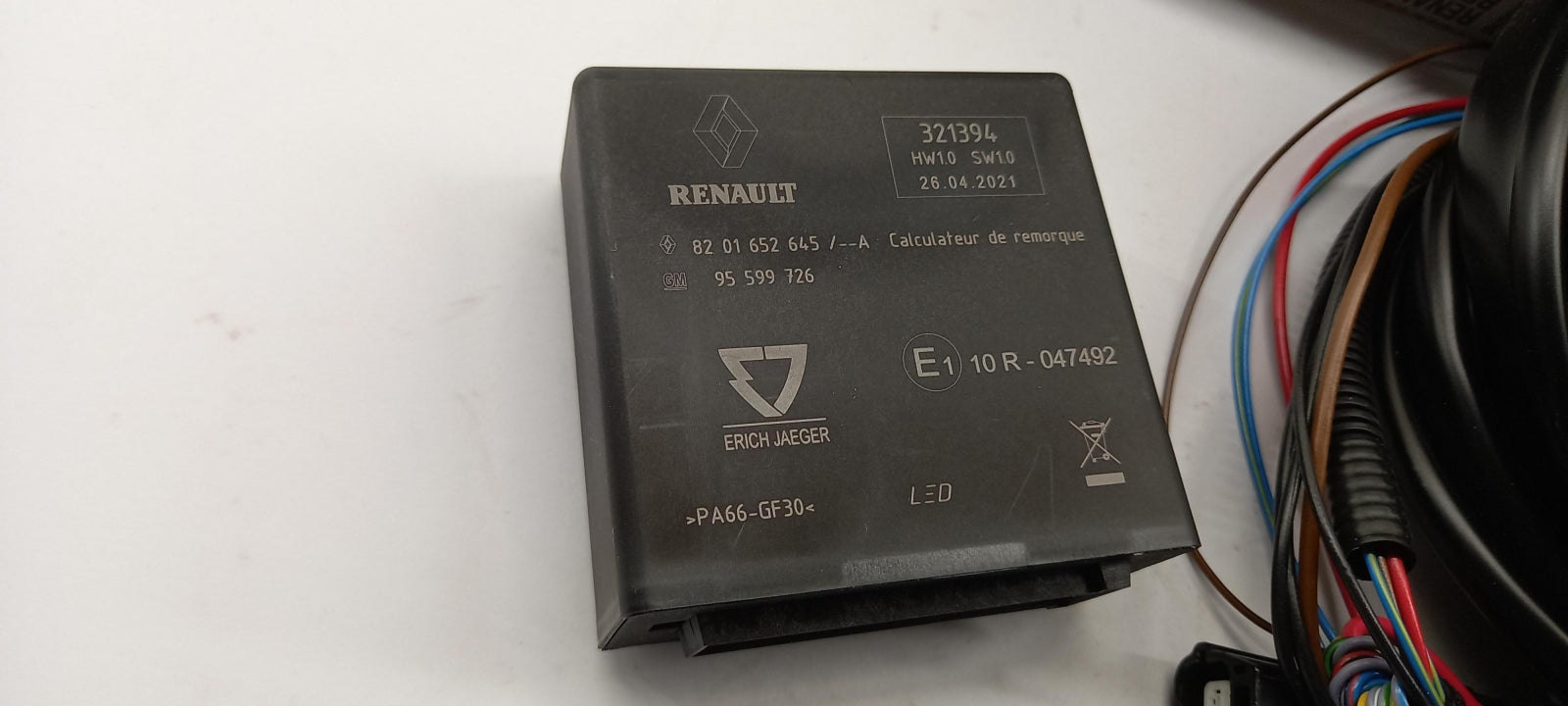 Original RENAULT Scenic IV Anhängerkupplung Elektrosatz 13-pol 8201727312