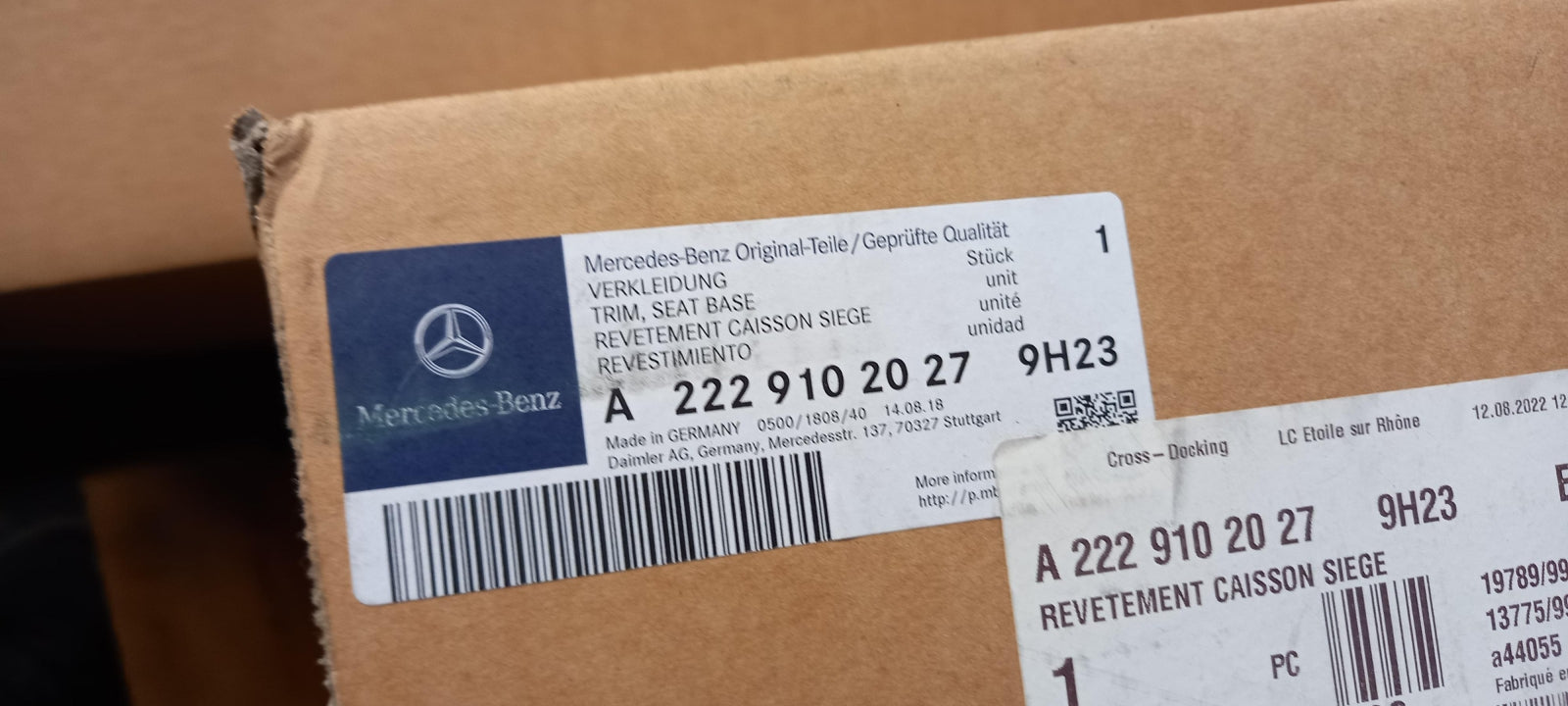 Original OE MERCEDES-BENZ A22291020279H23