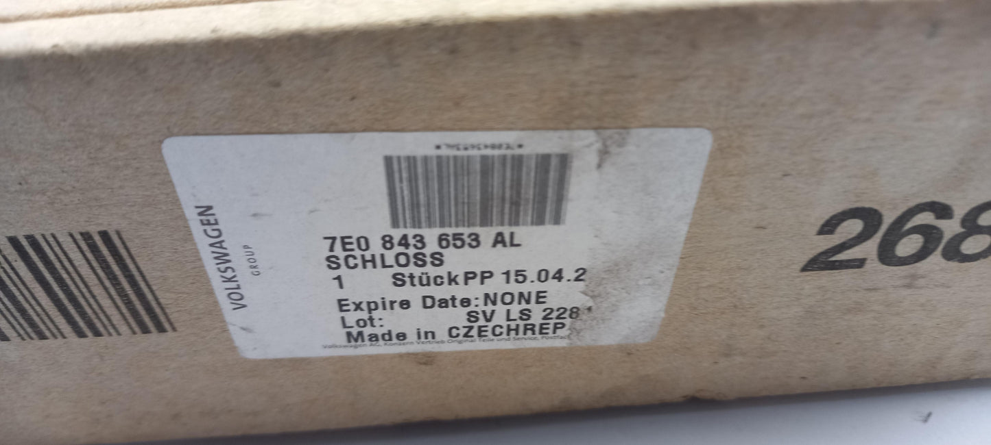 Original OE Volkswagen Türschloss 7E0843653AL
