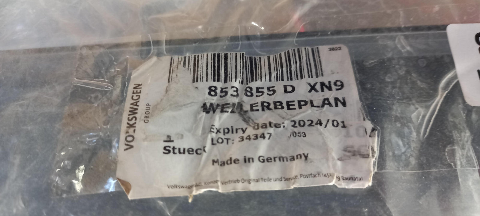 Original OE Volkswagen Türschwelle Abdeckung 10A853855DXN9