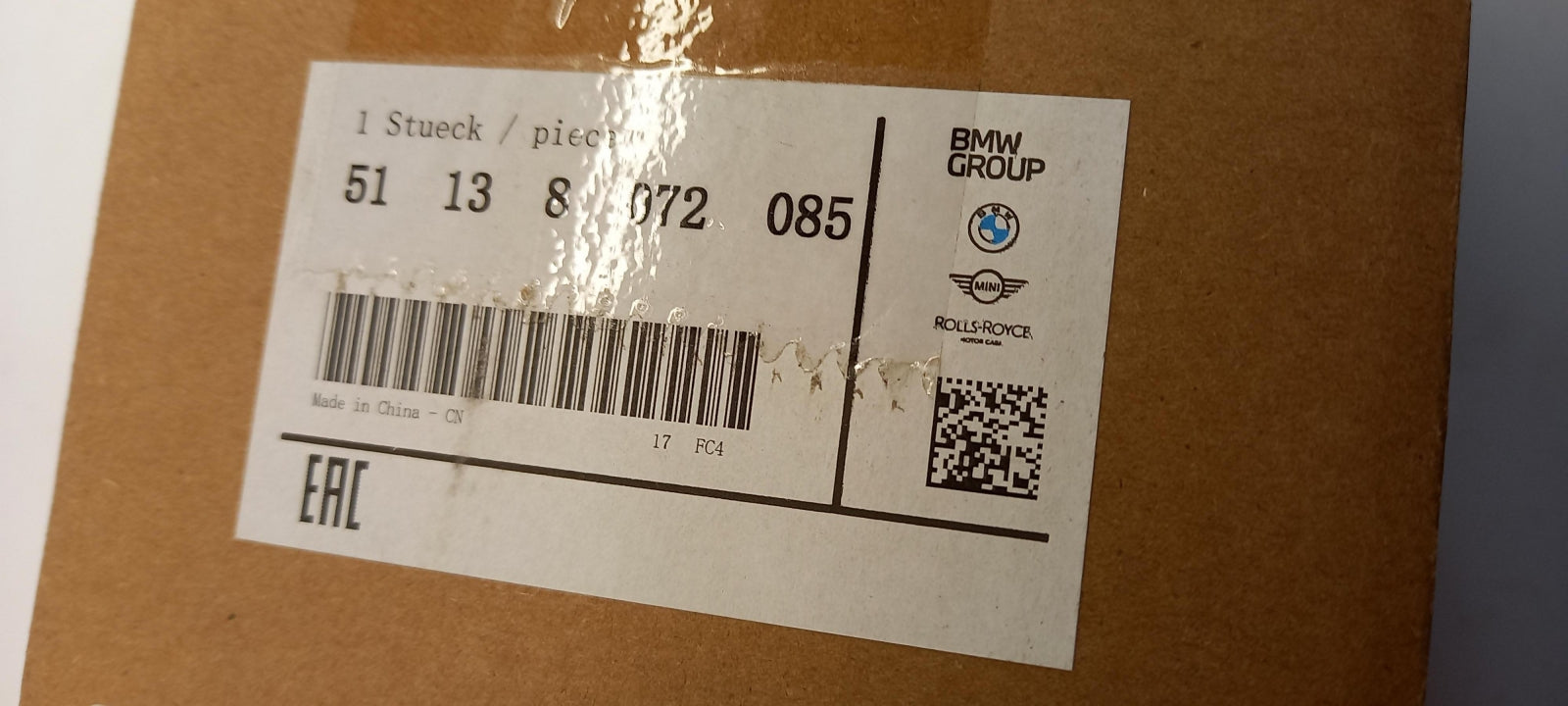 Original OE BMW Kühlergitter 51138072085