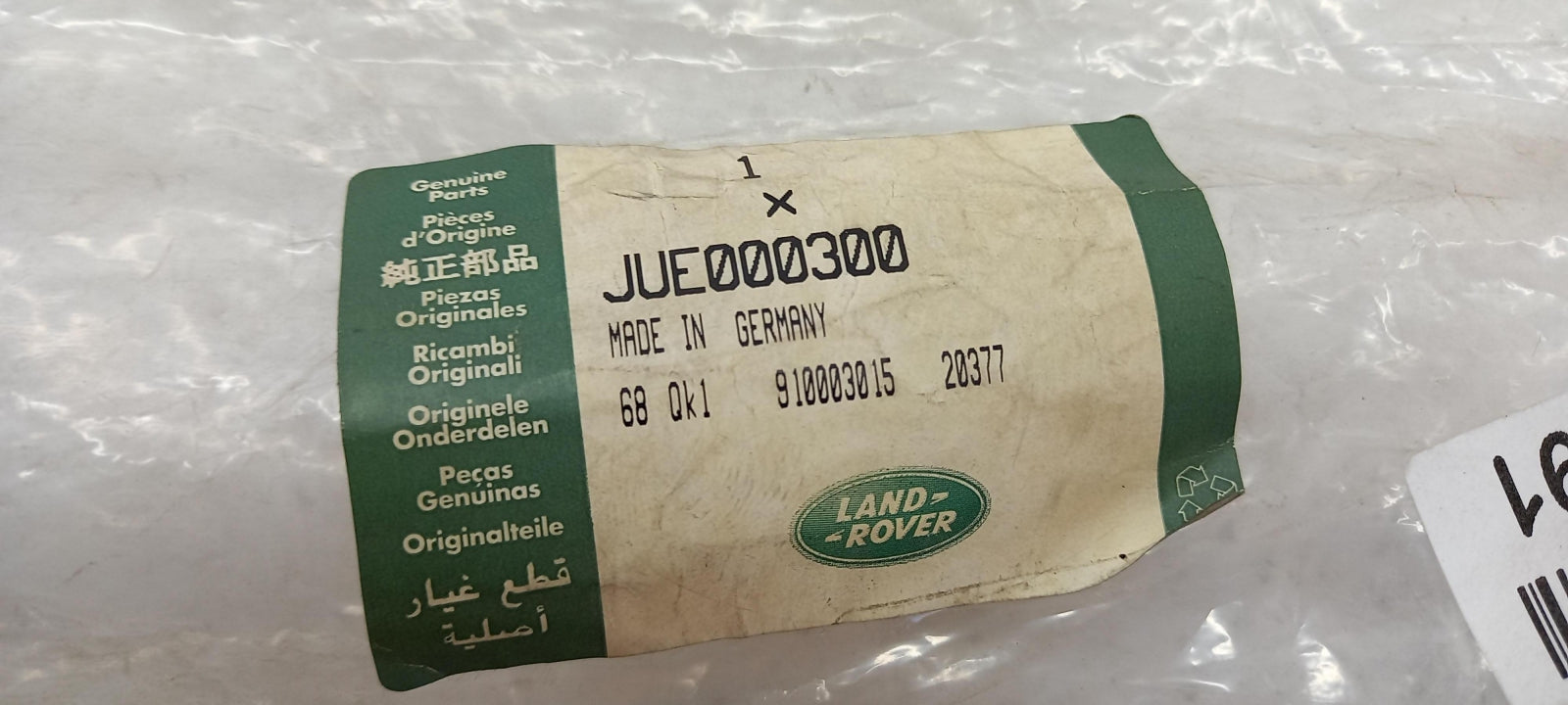 Original OE LAND ROVER Klimaanlage Druckleitung JUE000300