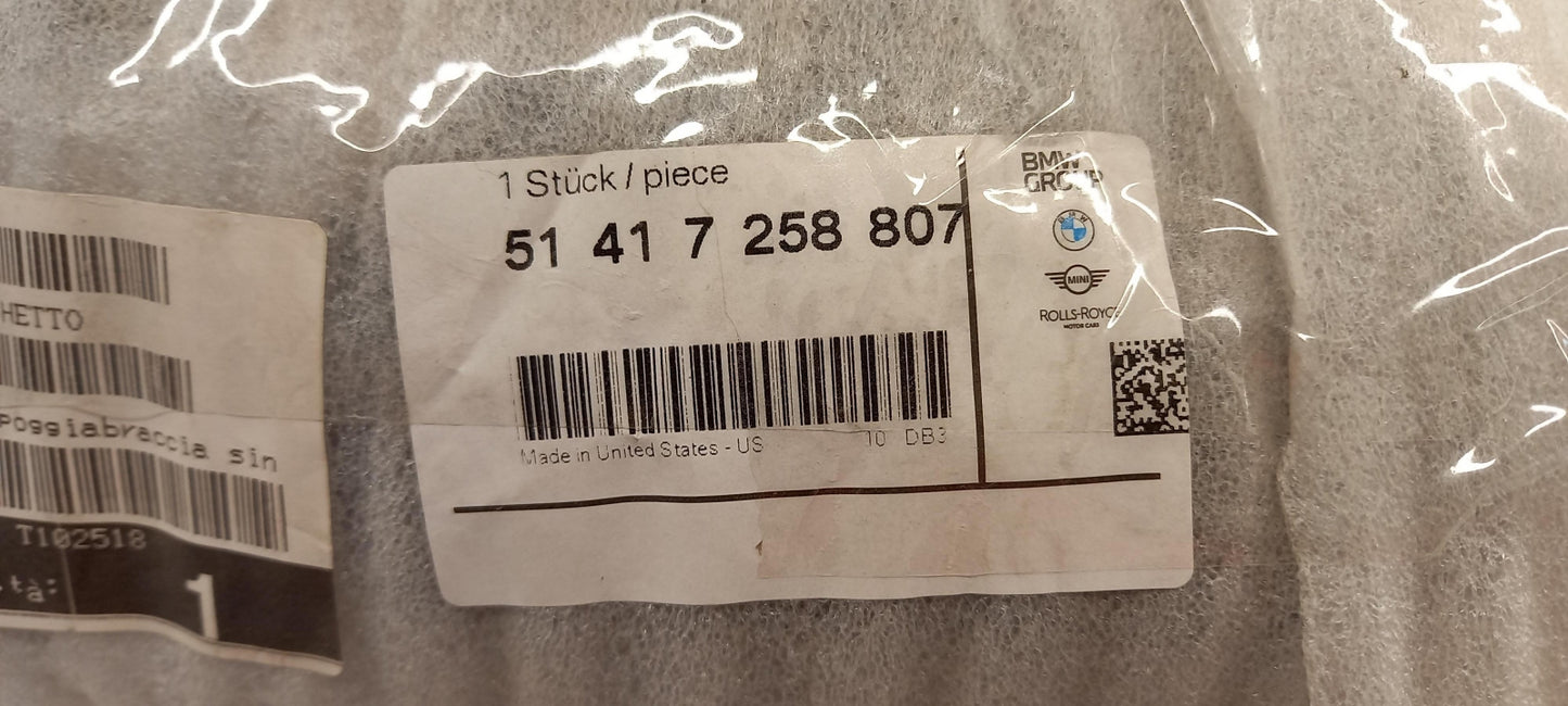 Original BMW X3 F25 X4 F26 Armauflage links oyster 51417258807