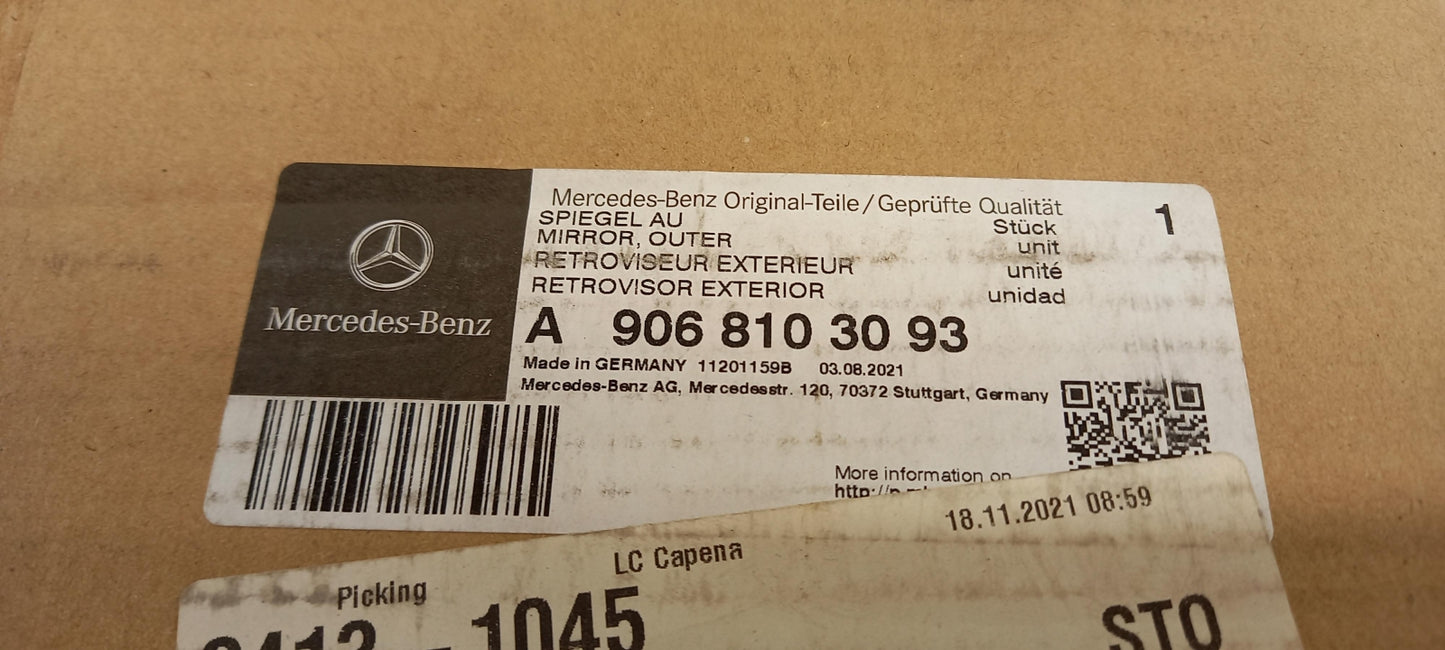 Original OE MERCEDES-BENZ Außenspiegel A9068103093