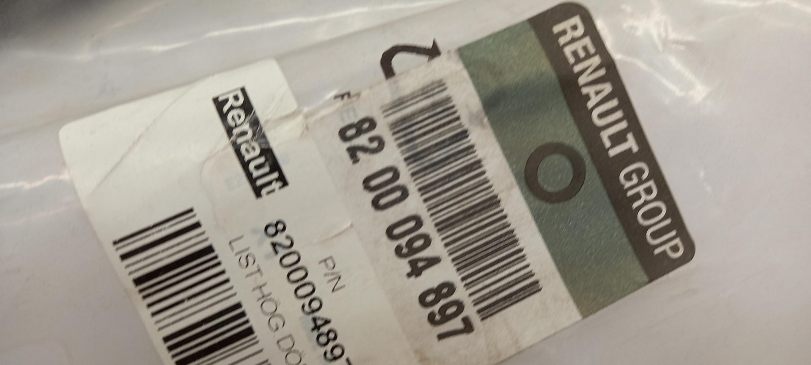 Original OE RENAULT Türscheiben Dichtung 8200094897