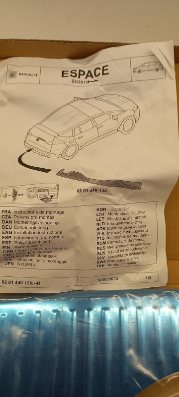 Original OE RENAULT Stoßstangen Zierleiste 8201440136
