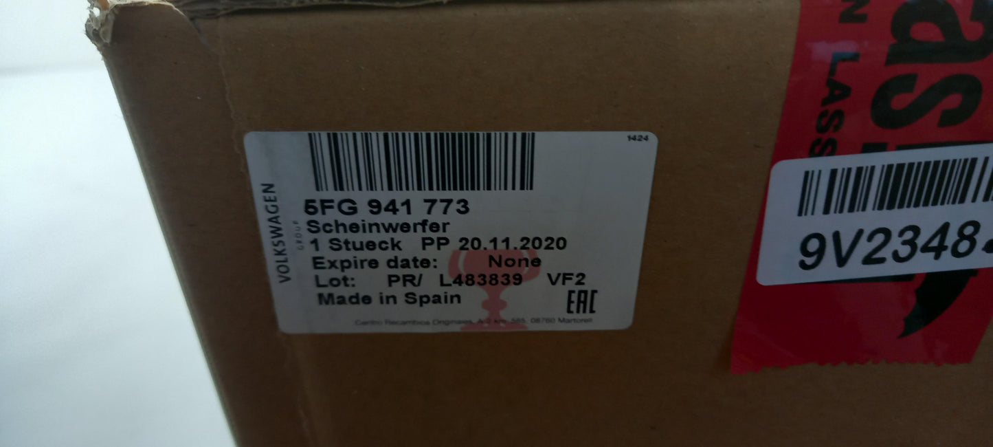 Original OE Volkswagen Scheinwerfer 5FG941773